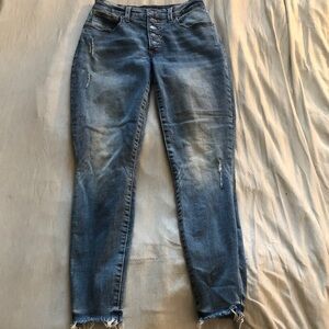 Lucky Brand Women's Faded Blue Skinny Jeans